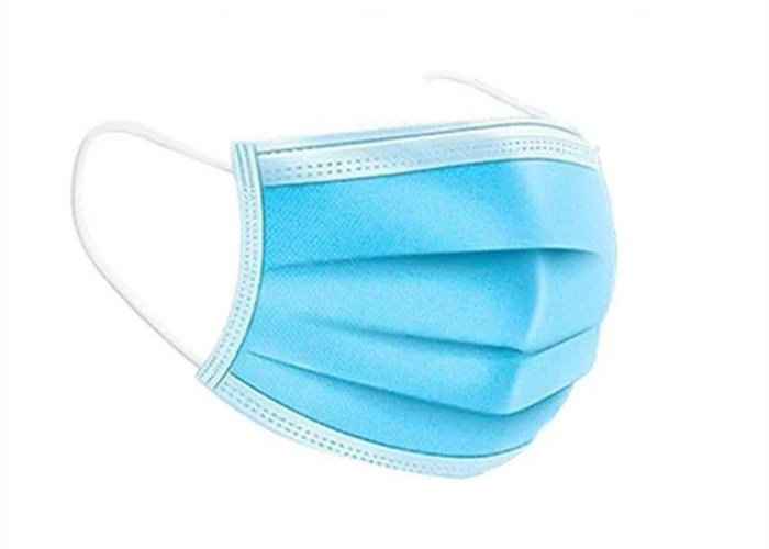 China Non Woven Fabric Surgical Disposable Mask With Adjustable Nose Piece wholesale