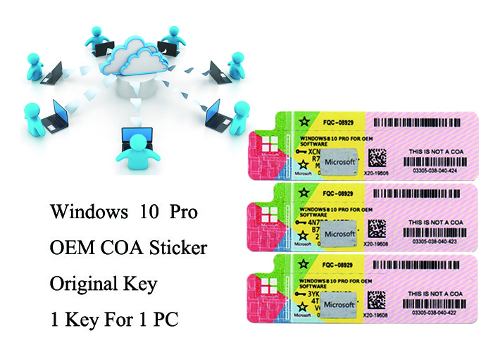 China Authentic Windows 10 Product Key 32bit/64bit Operating Systems COA X20 Full Version Software wholesale