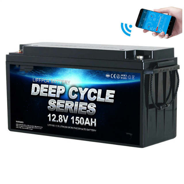 Buy cheap 12v150ah best batteries with BMS long cycle life for rv motorhome camper trailer from wholesalers
