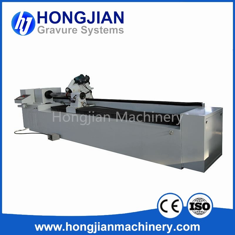 China DM Grinding Machine Brushing Machine for Embossing Cylinder Making Embossing Roller Laser Etching Process Brush Rotation wholesale
