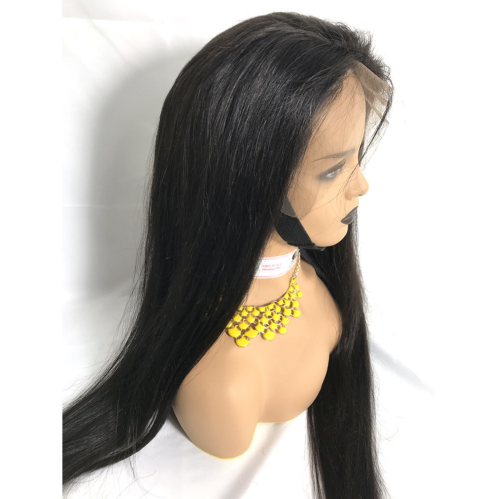 China 490g Lace Front Human Hair Wigs wholesale