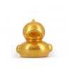 Gold Silver PVC Plastic Toys Electroplated Duck 3D Cartoon Figure for sale