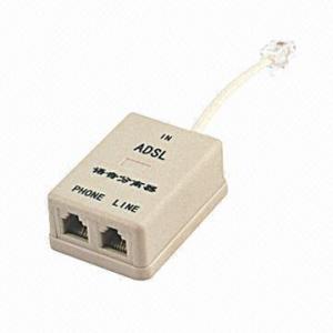 China US ADSL Splitter, Phone and internet can go at same time on sale