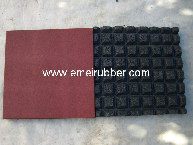 China rubber floor/safety playground rubber floor wholesale