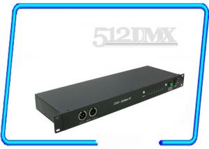 China Plug and play Data Stream 8 Optical DMX splitter CE RoSH SAA C - tick approval wholesale