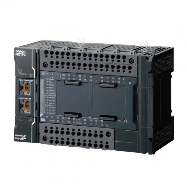 Quality NX1P2-1140DT1 Omron Sysmac NX1P CPU With 40 Digital Transistor I/O (PNP) 1.5 MB Memory for sale