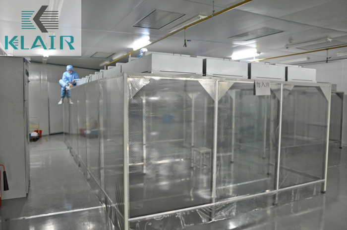 China Contamination Control Mobile Softwall Clean Room For Production Process wholesale