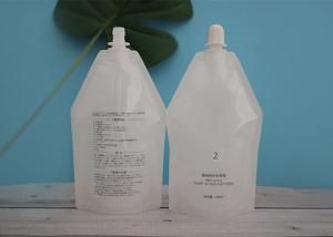 China Leak Proof Laundry Detergent Liquid Spout Pouch Custom Built / Spout Top Doypack on sale