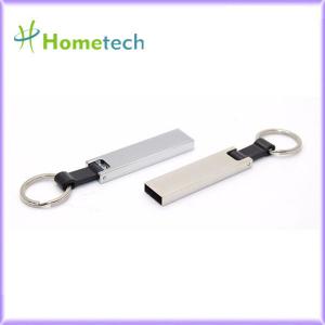 China High speed waterproof USB flash drive 64 GB Thumb 128GB FCC 15MB/S Metal USB Memory Stick With Keyholder wholesale