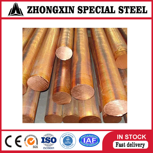 China Zhongxin C51100 QSn4-0.3 Pure Copper Rod Tin Content 3% To 14% wholesale