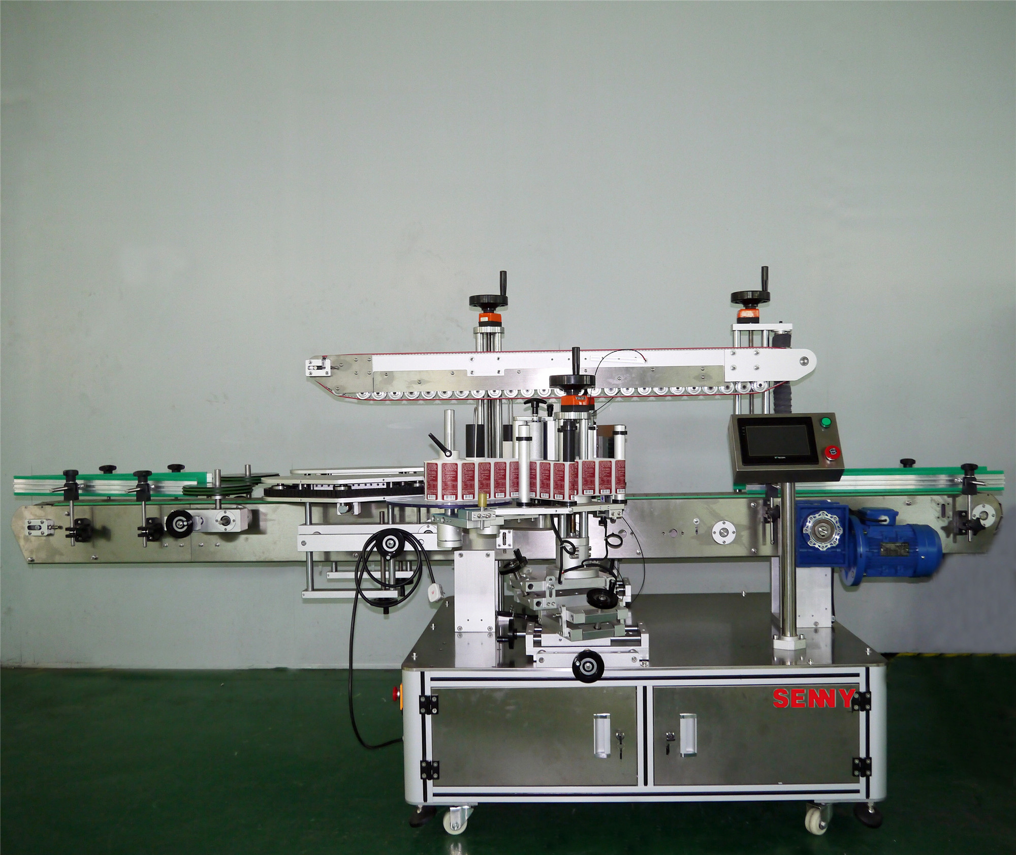 China 1.8KW Self Adhesive Labelling Machine , 200pcs/Min Auto Label Applicator on sale