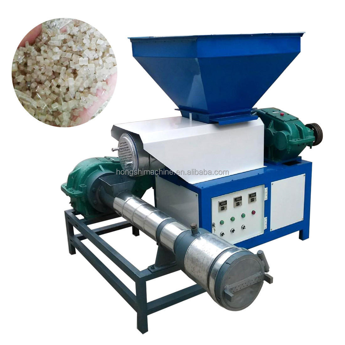 China EPE waste plastic foam granulator machine /EPS Styrofoam pelleting thermoforming machine/EPS foamed PS pelleting line wholesale