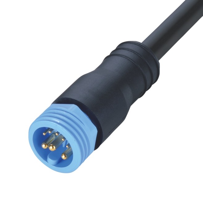 Quality Straight Round Electrical Connector , MA20MAP3 8 Pin Round Connector cable for sale