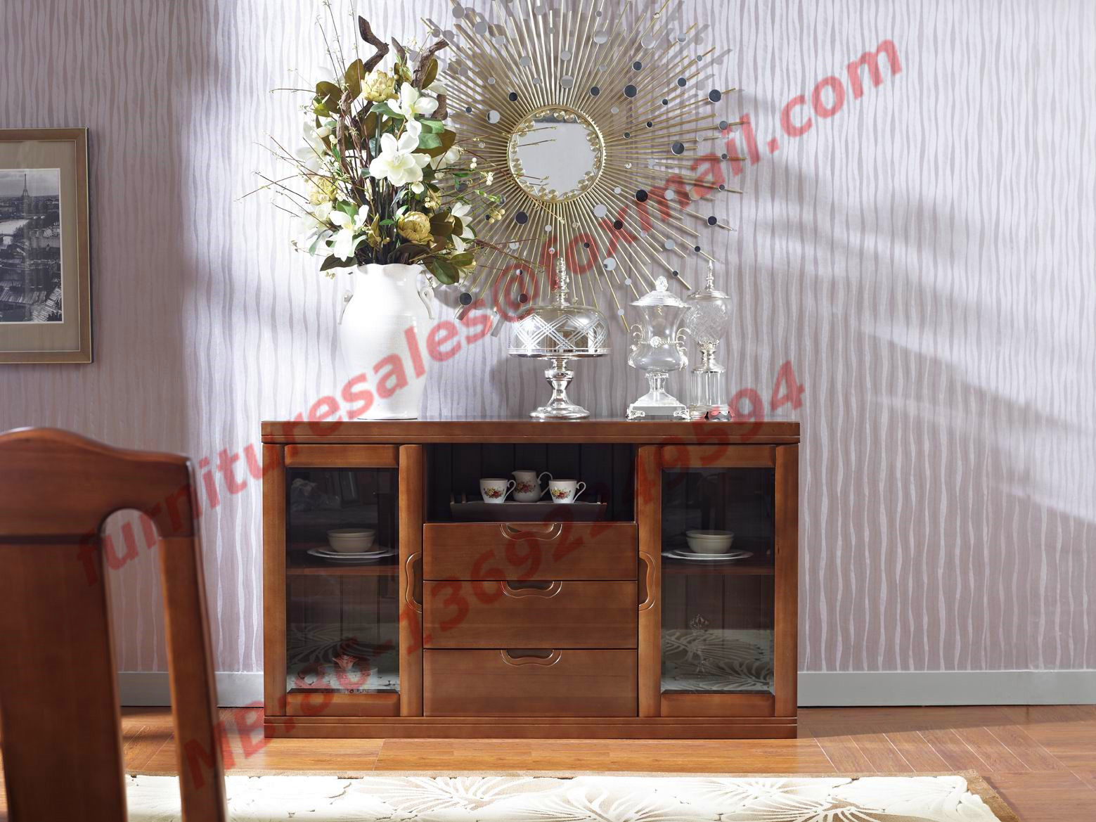 China Luxury Design Furniture for Solid Wooden Buffet in Dining Room Set wholesale