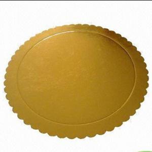 China Suppling Golden round, Square cake boards for  baking cakes for bakery on sale