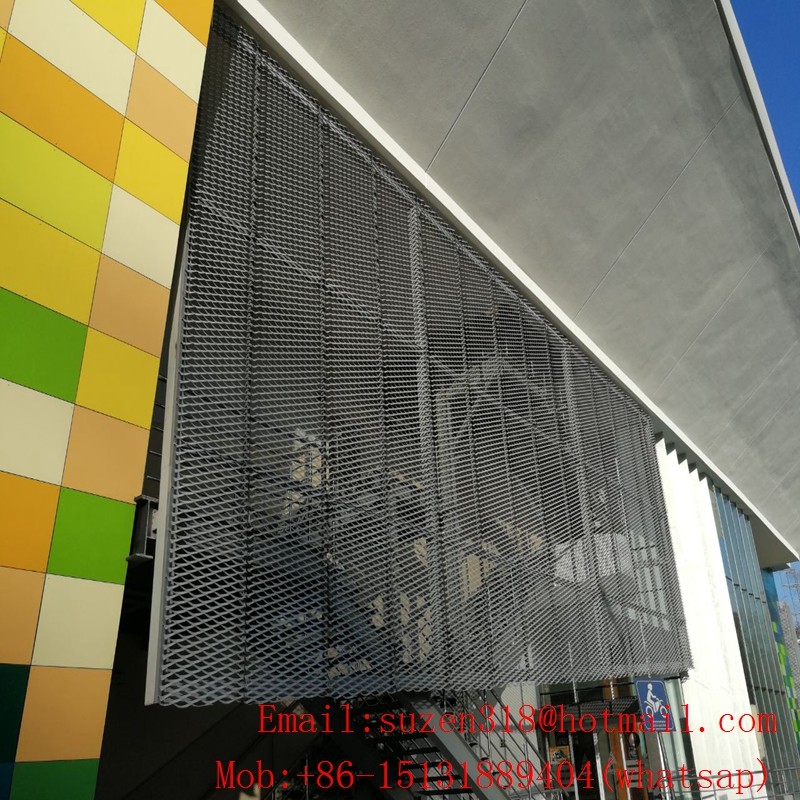 China oem aluminum decorative expandable sheet metal architectural mesh wholesale