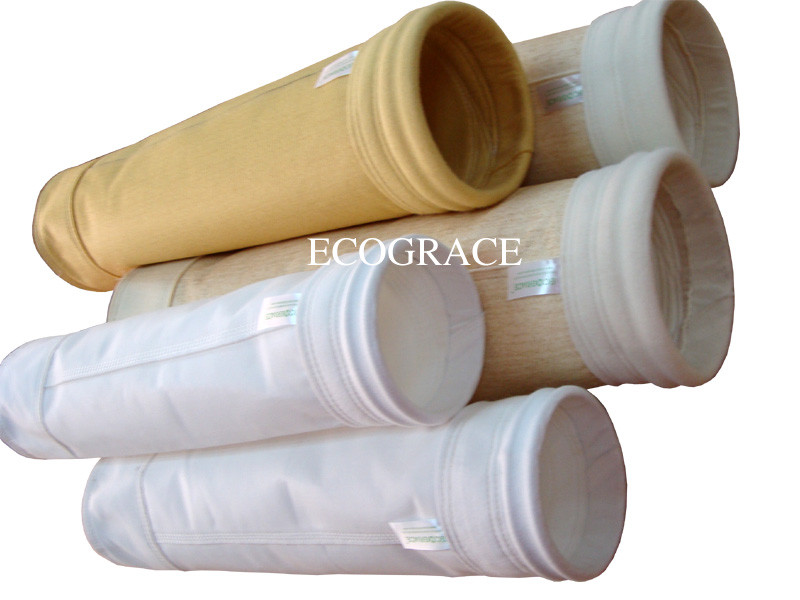 China Crusher Dust Filter Needle Felt Bags, Cement Gas Filtration Polyester Filter Bag Used in Asphlat mixing wholesale