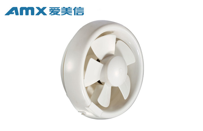 China Household Wall Mounted Ventilation Fan 4 Inch Waterproof With Round Shaped wholesale