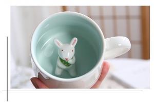 China Single Layer White 3D Promotional Ceramic Coffee Mugs wholesale