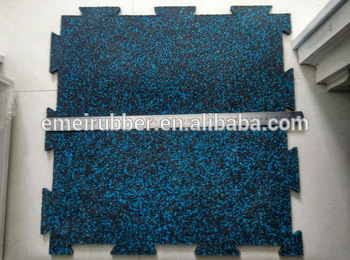 EPDM Colorful Rubber gym flooring with high density