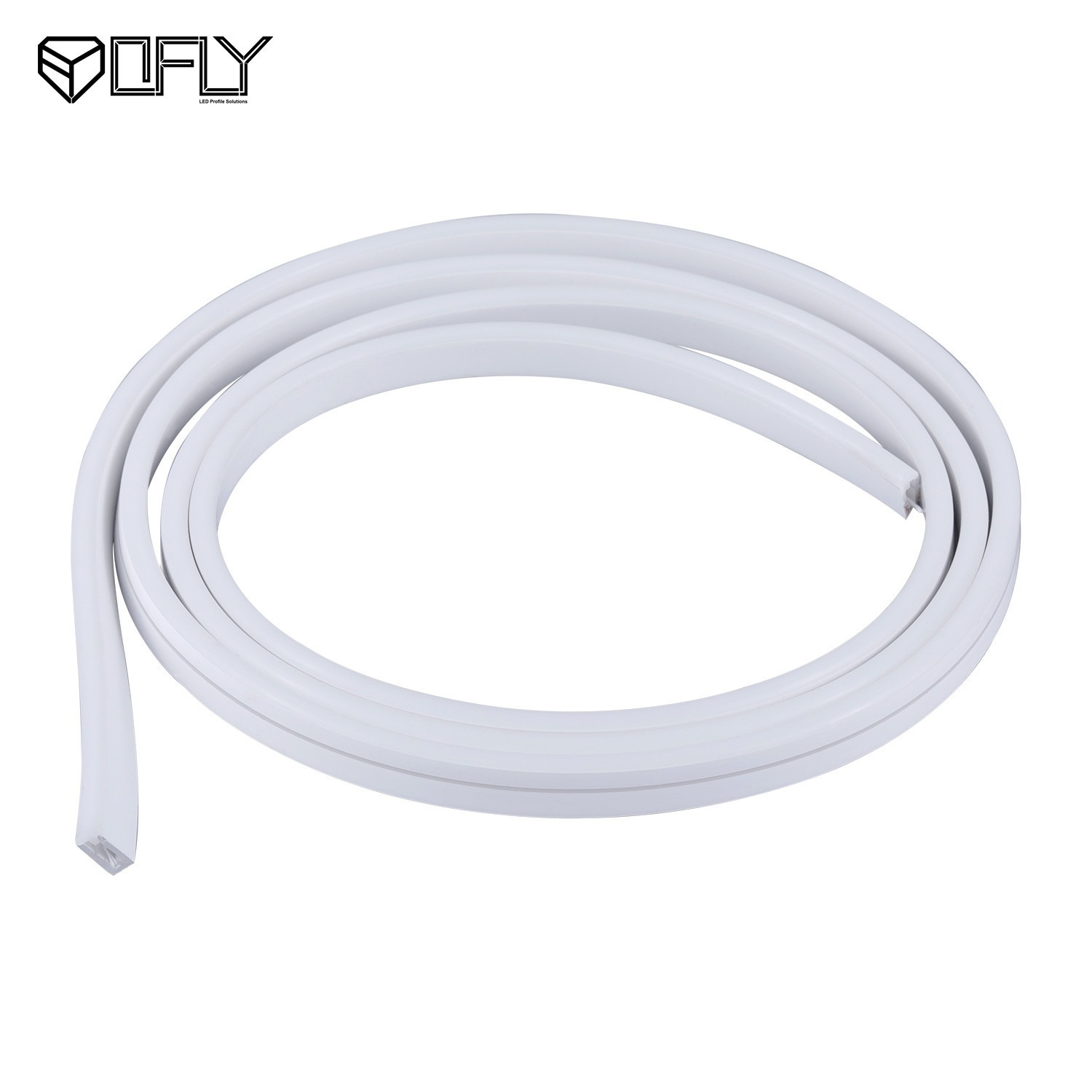 Quality Recessed Flexible Neon Light Rope 6.5*13mm Bendable Silicone Tubing For LED Lights for sale