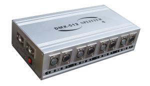 China Optically Isolated DMX Splitter / DMX 512 Repeater , 4 ways signal amplifier 8 Watts wholesale