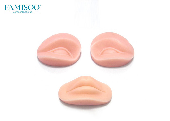 China Permanent Makeup Silicone Fake Skin To Practice Tattooing / Lips Skin Color wholesale