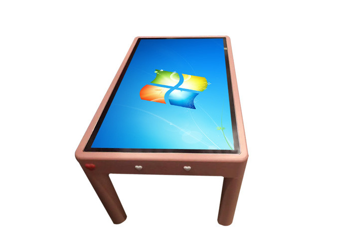 China Smart Interactive Touch Screen Table Capacitive Multimedia AIO Touch Screen Coffee Table on sale