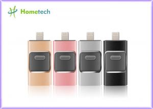 China Mobile Phone USB Flash Drive For IOS / Android , I- Easy Drive With Aluminum Alloy Material wholesale