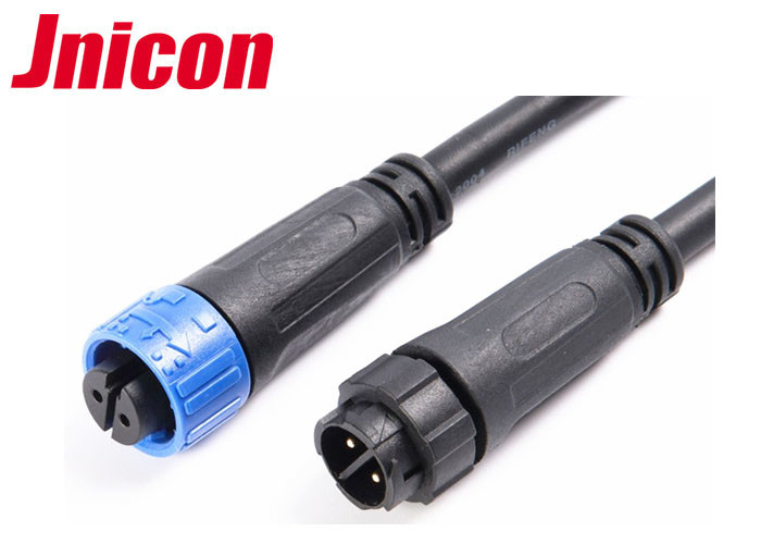 China Molding Cable 12V Male And Female Connectors Nylon Shell For Outdoor Light wholesale