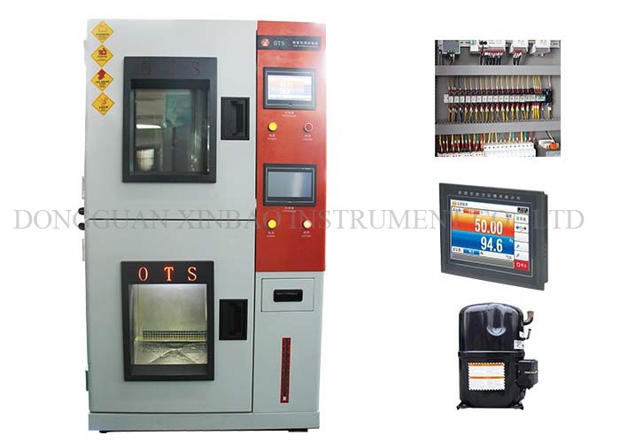 China Heat / Cold Humidity Climatic Test Chamber Double Layers Insulated Airtight Doors wholesale