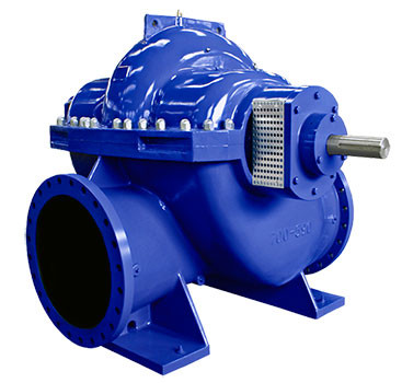 China Big Flow Double Suction Volute Pump , Horizontal Split Case Pump Electric / Diesel Motor wholesale