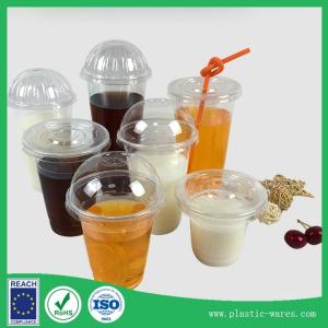 China clear plastic cups with lids PP drinking cup 500 ml supplier in clear color wholesale