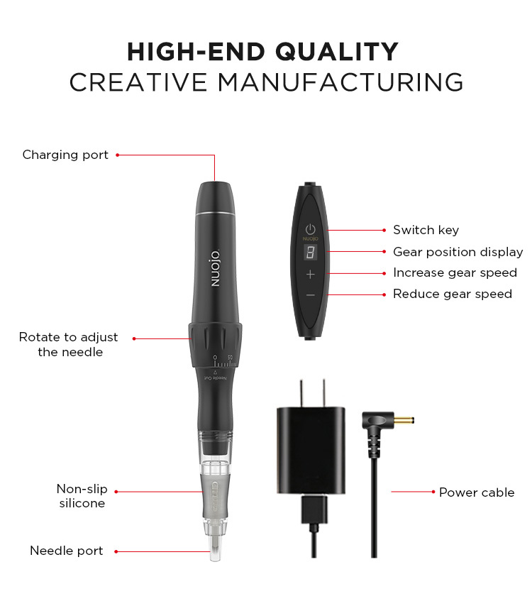 Microblading Wireless Semi Permanent Machine Pen For PMU Training School