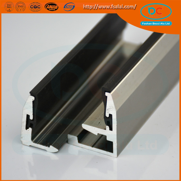 China 6063 T5 aluminium profile for kitchen cabinets,furniture aluminium profiles wholesale