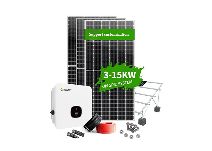 China Home Module Kit Price 10kw 12kw 10kva 20kw Panel Set 100kw PV Power Solar Energy On Grid Solar Generator System on sale