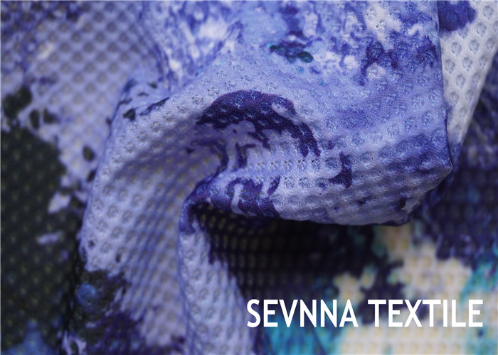 China Weaving Circular Eco Recycled Swimwear Fabric Mesh Crochet Textured Sarong Pattern wholesale