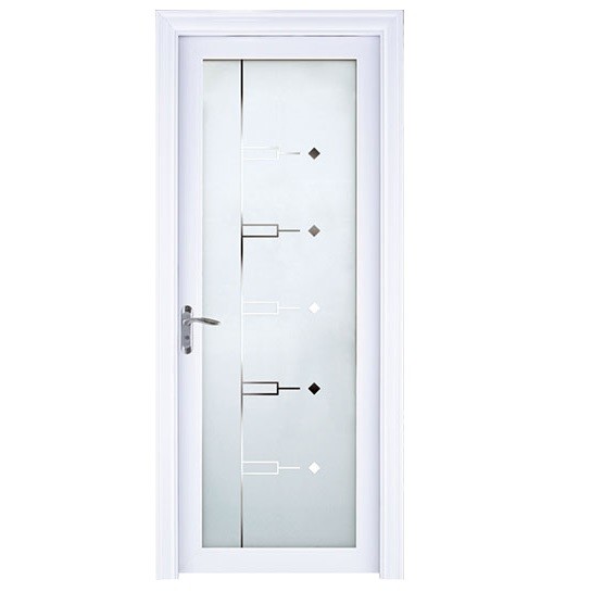 China Waterproof Aluminum Room Door Interior Painting Surface  Bathroom Door on sale