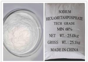 China 68% Sodium Hexametaphosphate Uses In Water Treatment CAS No 10124 56 8 wholesale