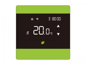 China LCD Touch Screen Heating Thermostat NTC Sensor With Setting Range 5-35℃ wholesale