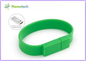 China Promotional Gift  Silicone USB Wristband USB Flash Drive 4GB / 8GB wholesale
