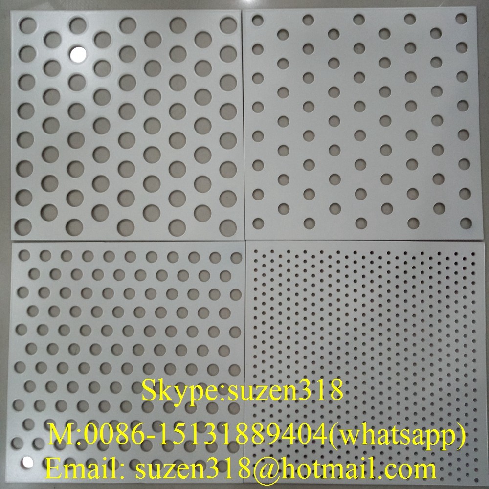 China perforated sheet Singapore / PVDF alu perforated round hole panel wholesale