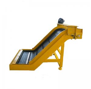 Steel Hinged Belt Chips Conveyor, Steel Swarf Conveyor, CNC Machine Chain Belt Conveyor