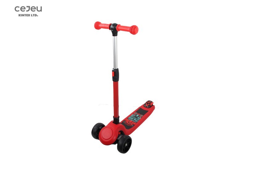 Foldable PU Flashing Wheel Kids Scooter Height Adjustable for sale