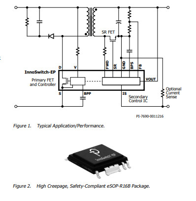 LNK6428K 0.975A 11 Pin ESOP AC DC Converter IC Power Integration