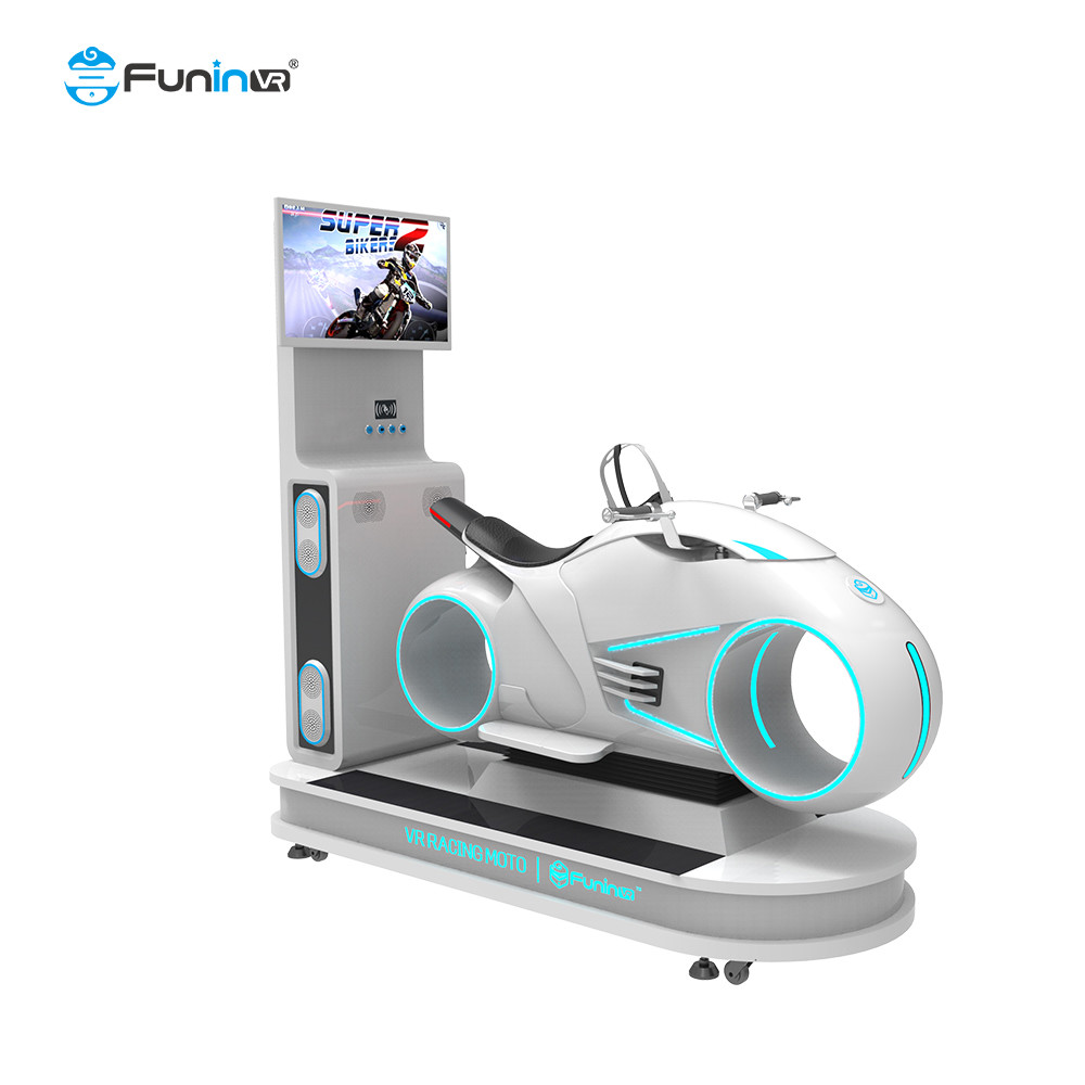 China single seat 9dvr race games machine 9D Virtual Reality Simulator VR Moto Game Machine for sale