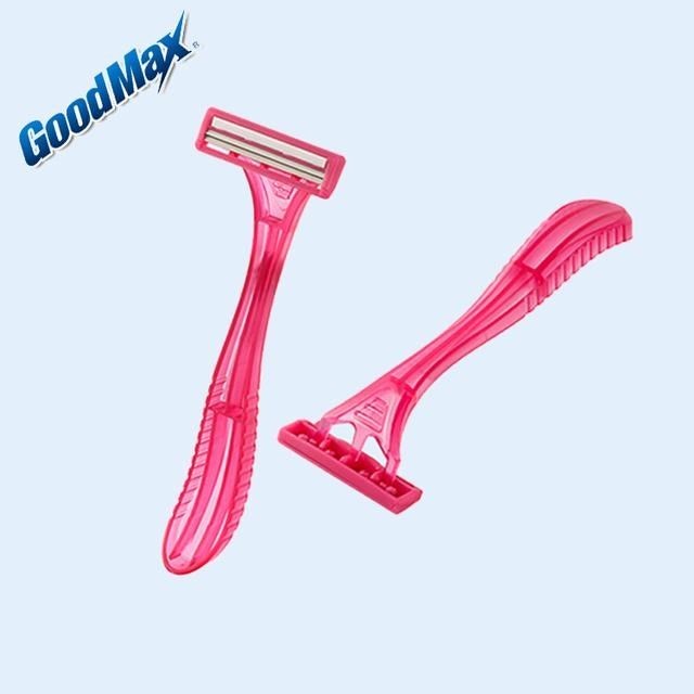 China Comfort Close Shave Twin Blade Disposable Razor With Good Hardness Durable wholesale