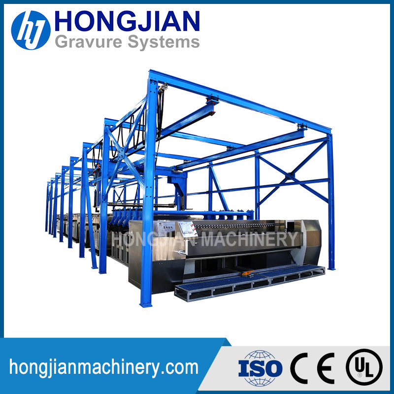 China Fully Automatic Plating Line Automated Gravure Cylinder Making Line Nickel Copper Chrome Plating Tank Plating Bath wholesale