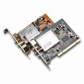China Analog PCI TV Tuner Card with Full Screen Display and 720 x 576 Pixels Maximum Resolution wholesale