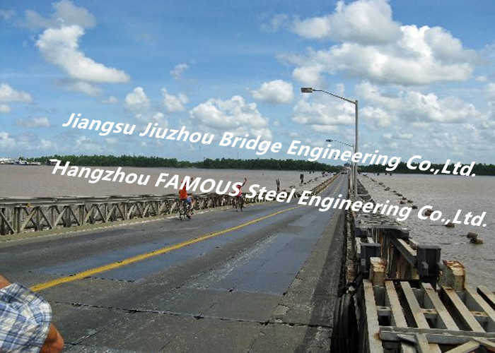 China Long Distance City River Crossing Bridge Pre-assembled Multi Span Steel Bailey Construction wholesale